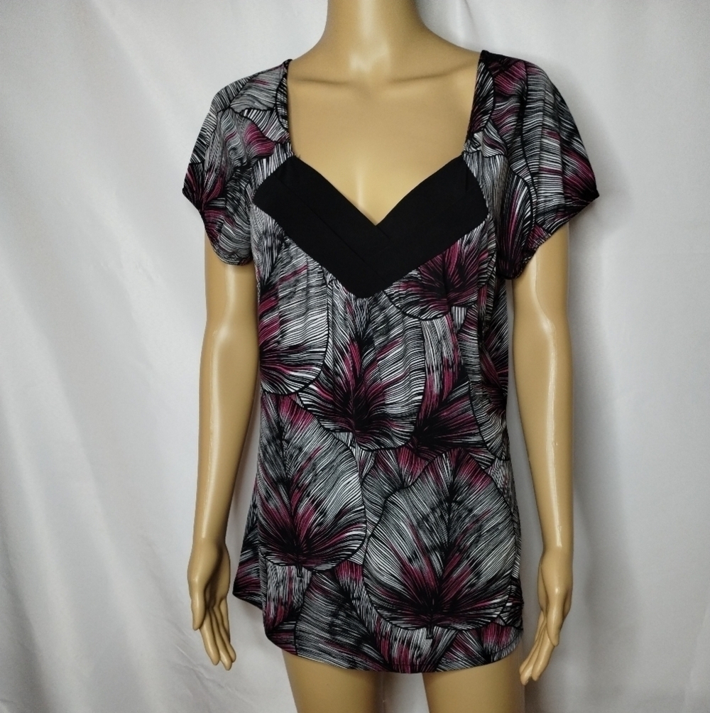 Perseption concept women's size large blouse shirt top